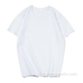 T-shirt vernis en gros Multicolore Casual T-shirt en tissu confortable à manches courtes et t-shirts taille